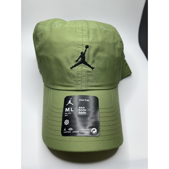 Nike Other - Nike Air Jordan Club Cap Hat Unstructured Olive M/L Adult Unisex FD5185-340